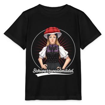 Schwarzwaldmädel Irma - Stanley/Stella Kinder T-Shirt MINI CREATOR  - Schwarz - Vorne - Mikhail (115cm)