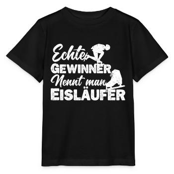 Eisläufer Eiskunstläufer Eislaufen Spruch - Stanley/Stella Kinder T-Shirt MINI CREATOR  - Schwarz - Vorne - Mikhail (115cm)