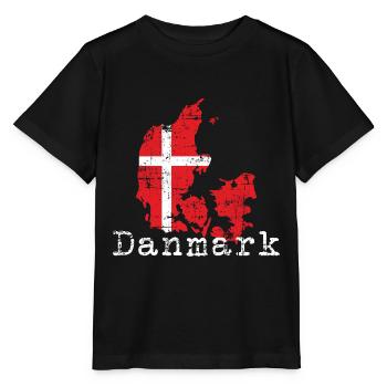 Dänemark - Stanley/Stella Kinder T-Shirt MINI CREATOR  - Schwarz - Vorne - Mikhail (115cm)