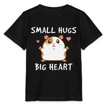 Hamster Umarmung - Stanley/Stella Kinder T-Shirt MINI CREATOR  - Schwarz - Vorne - Mikhail (115cm)