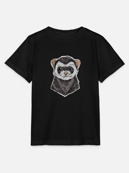 Frettchen - Stanley/Stella Kinder T-Shirt MINI CREATOR - Schwarz