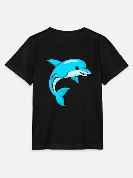Delfin - Stanley/Stella Kinder T-Shirt MINI CREATOR  - Schwarz