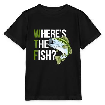 Wheres The Fish - Stanley/Stella MINI CREATOR Kids’ T-Shirt - black - Front - Mikhail (115cm)