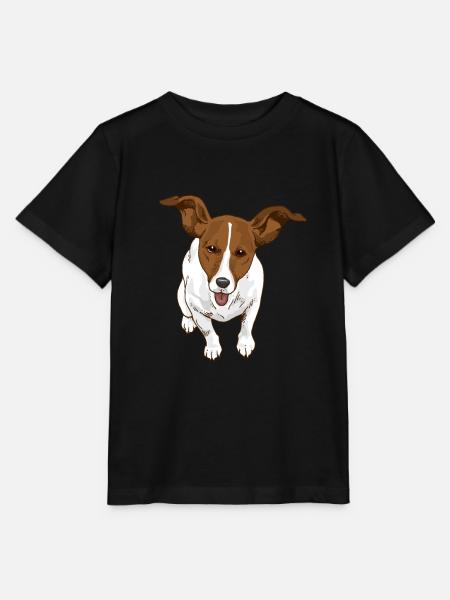 Jack Russel - Stanley/Stella Kinder T-Shirt MINI CREATOR  - Schwarz