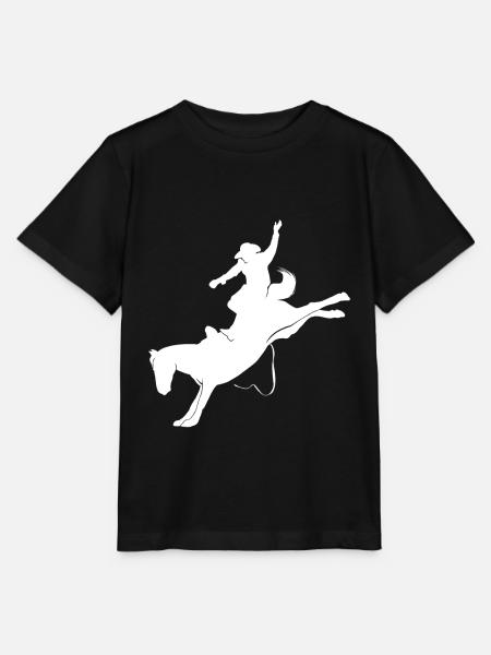 Cowboy - Stanley/Stella Kinder T-Shirt MINI CREATOR  - Schwarz