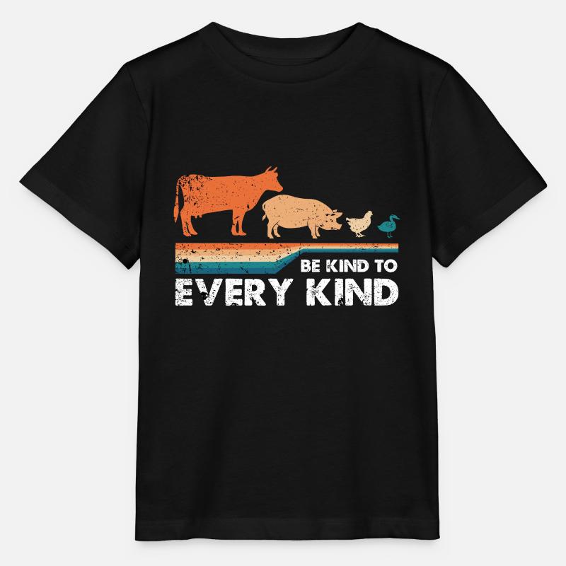 Vegan Statement - Stanley/Stella Kinder T-Shirt MINI CREATOR - Schwarz
