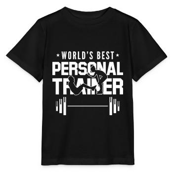 Trainer Fitnesstrainer Geschenkidee - Stanley/Stella Kinder T-Shirt MINI CREATOR  - Schwarz - Vorne - Mikhail (115cm)