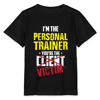 Personal trainer trainer motivation - Stanley/Stella MINI CREATOR Kids’ T-Shirt - black - Front - Mikhail (115cm)