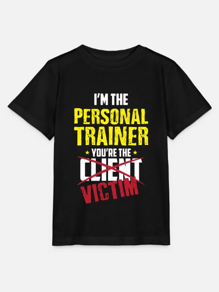 Fitnesstrainer Trainer Motivation - Stanley/Stella Kinder T-Shirt MINI CREATOR - Schwarz