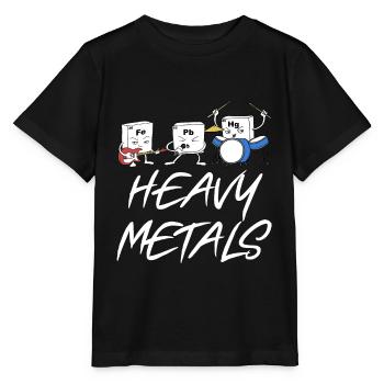 Heavy metals - Stanley/Stella MINI CREATOR Kids’ T-Shirt - black - Front - Mikhail (115cm)