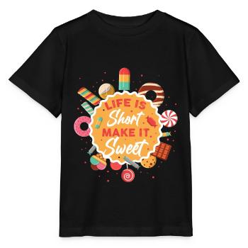 cuire - T-shirt bio MINI CREATOR Stanley/Stella Enfant - noir - Devant - Mikhail (115cm)