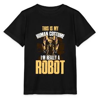 Cadeau de robotique robotique robotique - T-shirt bio MINI CREATOR Stanley/Stella Enfant - noir - Devant - Mikhail (115cm)