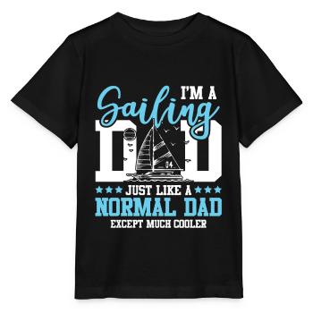 voile papa voile voile - T-shirt bio MINI CREATOR Stanley/Stella Enfant - noir - Devant - Mikhail (115cm)