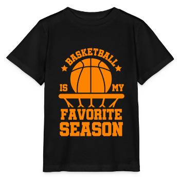 Saison de basketball - T-shirt bio MINI CREATOR Stanley/Stella Enfant - noir - Devant - Mikhail (115cm)
