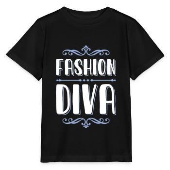 fashion diva - T-shirt bio MINI CREATOR Stanley/Stella Enfant - noir - Devant - Mikhail (115cm)