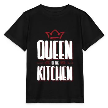 kitchen queen - Stanley/Stella MINI CREATOR Kids’ T-Shirt - black - Front - Mikhail (115cm)