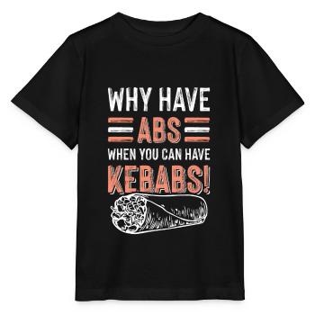 Kebab Döner delicious - Stanley/Stella MINI CREATOR Kids’ T-Shirt - black - Front - Mikhail (115cm)