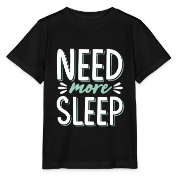 Il faut dormir - T-shirt bio MINI CREATOR Stanley/Stella Enfant - noir - Devant - Mikhail (115cm)