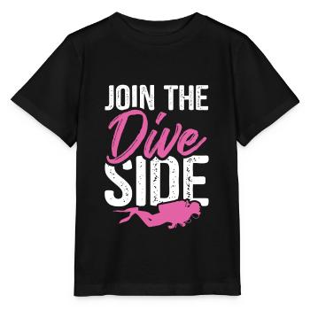 plongée plonger - T-shirt bio MINI CREATOR Stanley/Stella Enfant - noir - Devant - Mikhail (115cm)