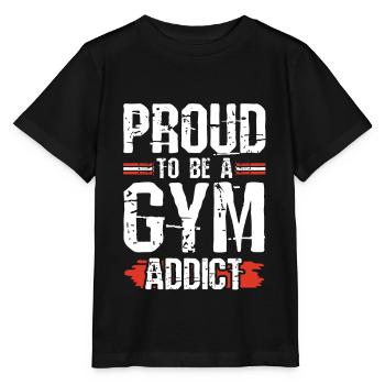 gym - T-shirt bio MINI CREATOR Stanley/Stella Enfant - noir - Devant - Mikhail (115cm)