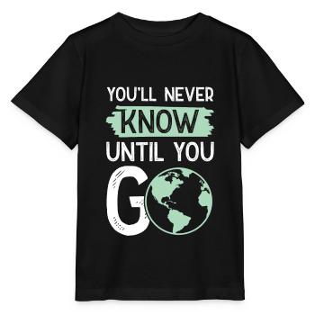 Voyage travel - T-shirt bio MINI CREATOR Stanley/Stella Enfant - noir - Devant - Mikhail (115cm)