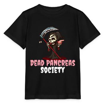 Dead Pancreas Society Diabetiker Geschenk - Stanley/Stella Kinder T-Shirt MINI CREATOR  - Schwarz - Vorne - Mikhail (115cm)