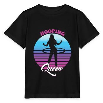 Hooping Reine Hullern Hulahoop - T-shirt bio MINI CREATOR Stanley/Stella Enfant - noir - Devant - Mikhail (115cm)