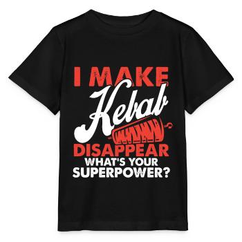 döner kebab - Stanley/Stella Kinder T-Shirt MINI CREATOR  - Schwarz - Vorne - Mikhail (115cm)