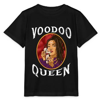 Voodoo Queen Voodoo Geschenk - Stanley/Stella Kinder T-Shirt MINI CREATOR  - Schwarz - Vorne - Mikhail (115cm)
