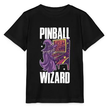 Pinball Wizard Retro Games Cadeau - T-shirt bio MINI CREATOR Stanley/Stella Enfant - noir - Devant - Mikhail (115cm)