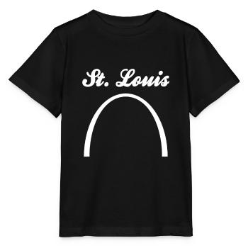 St Louis Gateway Arch Saint Louis USA - Stanley/Stella MINI CREATOR Kids’ T-Shirt - black - Front - Mikhail (115cm)