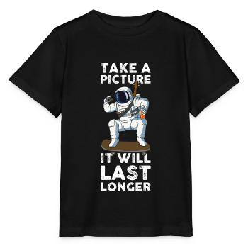Take A Picture Fotografie Geschenk - Stanley/Stella Kinder T-Shirt MINI CREATOR  - Schwarz - Vorne - Mikhail (115cm)