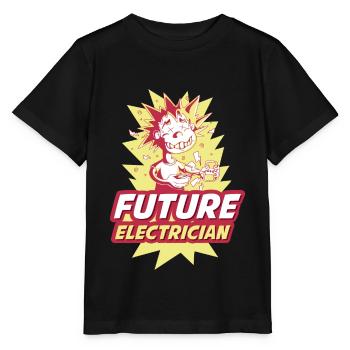 Future Electrician Electrician Electrician Gift - Stanley/Stella MINI CREATOR Kids’ T-Shirt - black - Front - Mikhail (115cm)