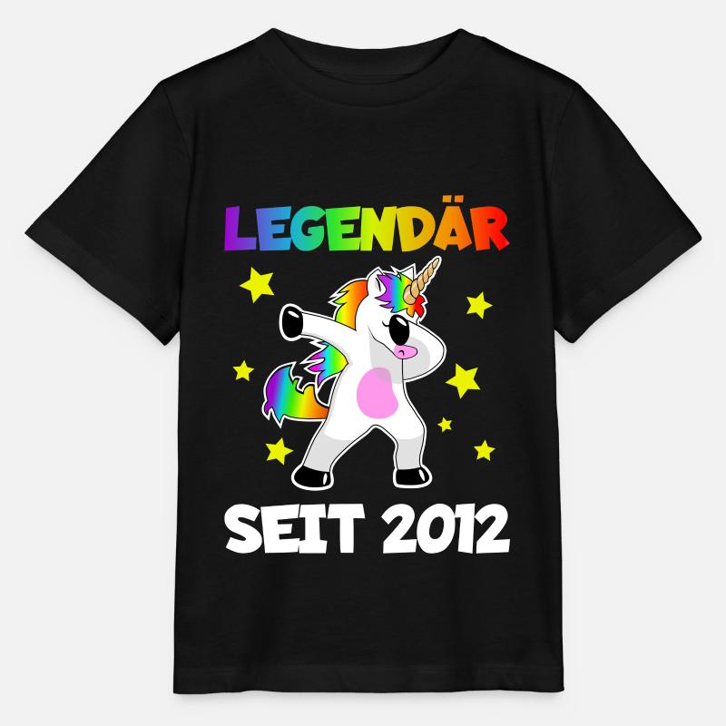 Legendär seit 2012 Einhorn 10. Geburtstag - Stanley/Stella Kinder T-Shirt MINI CREATOR  - Schwarz