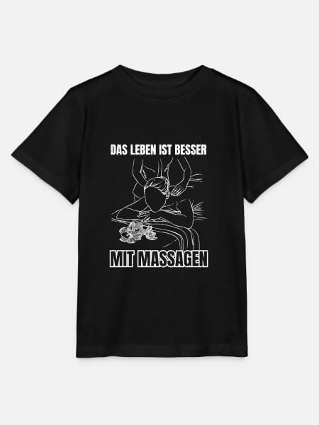 Masseur Massagetherapie Massieren Berufssadis - Stanley/Stella Kinder T-Shirt MINI CREATOR - Schwarz