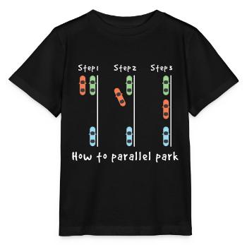 Parking - Stanley/Stella MINI CREATOR Kids’ T-Shirt - black - Front - Mikhail (115cm)