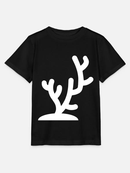 Korale ozean - Stanley/Stella Kinder T-Shirt MINI CREATOR - Schwarz