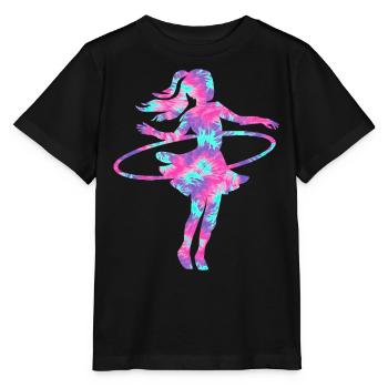 Danse Cerceau Tie Dye Danseuse Cerceau - T-shirt bio MINI CREATOR Stanley/Stella Enfant - noir - Devant - Mikhail (115cm)