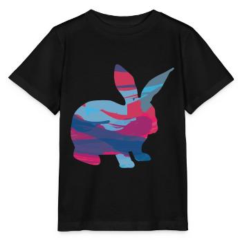 Rabbit Rabbit Rabbit - Stanley/Stella MINI CREATOR Kids’ T-Shirt - black - Front - Mikhail (115cm)