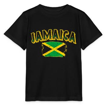 Jamaïque - T-shirt bio MINI CREATOR Stanley/Stella Enfant - noir - Devant - Mikhail (115cm)