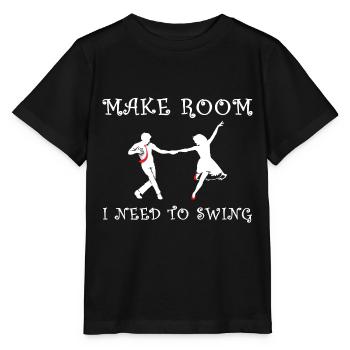 Danse swing - T-shirt bio MINI CREATOR Stanley/Stella Enfant - noir - Devant - Mikhail (115cm)
