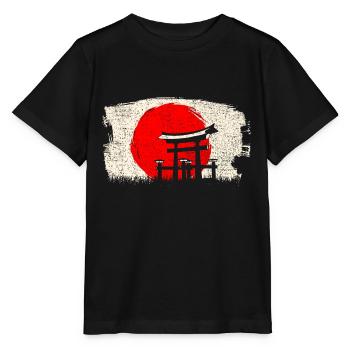 Japanische Architektur - Stanley/Stella Kinder T-Shirt MINI CREATOR  - Schwarz - Vorne - Mikhail (115cm)