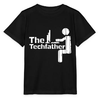 Computer science dad - Stanley/Stella MINI CREATOR Kids’ T-Shirt - black - Front - Mikhail (115cm)