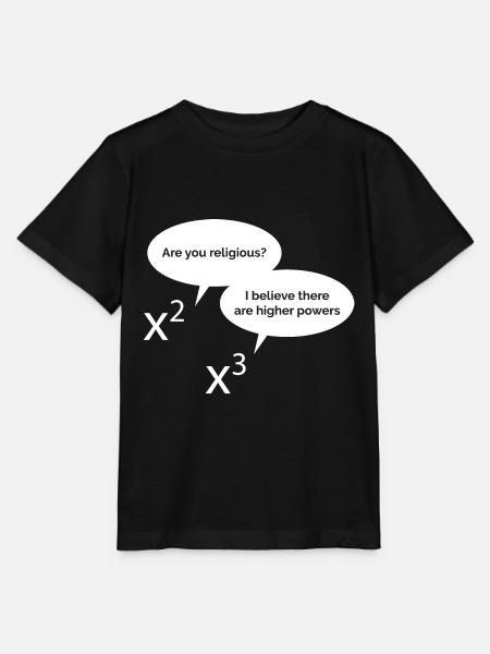 Hohe Potenzen Mathe - Stanley/Stella Kinder T-Shirt MINI CREATOR - Schwarz