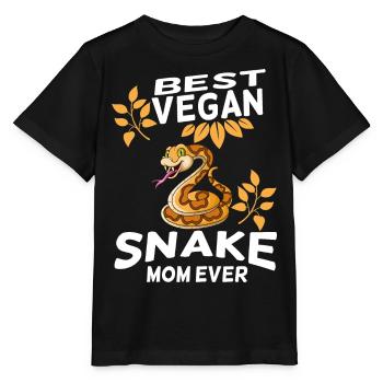 Amoureux des serpents | Cadeaux de reptiles serpents - T-shirt bio MINI CREATOR Stanley/Stella Enfant - noir - Devant - Mikhail (115cm)