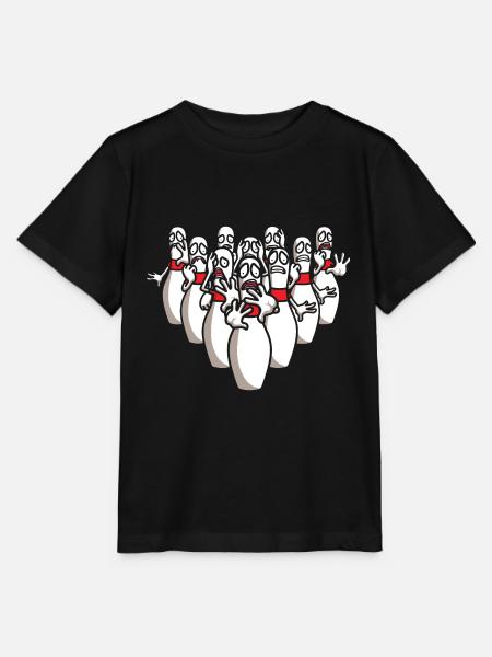 Bowling - Stanley/Stella Kinder T-Shirt MINI CREATOR - Schwarz