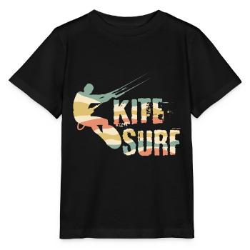 Kiten - Stanley/Stella Kinder T-Shirt MINI CREATOR  - Schwarz - Vorne - Mikhail (115cm)