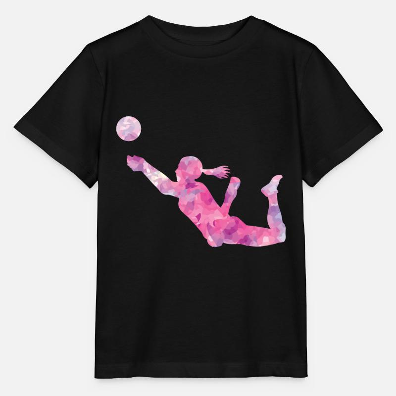 volley-ball - T-shirt bio MINI CREATOR Stanley/Stella Enfant - noir