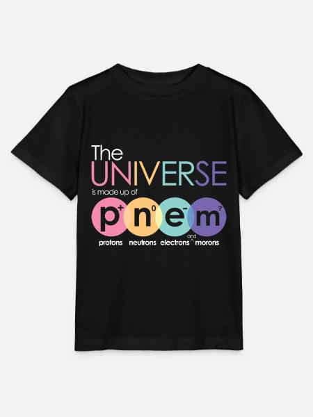 Physik Moron - Stanley/Stella Kinder T-Shirt MINI CREATOR  - Schwarz