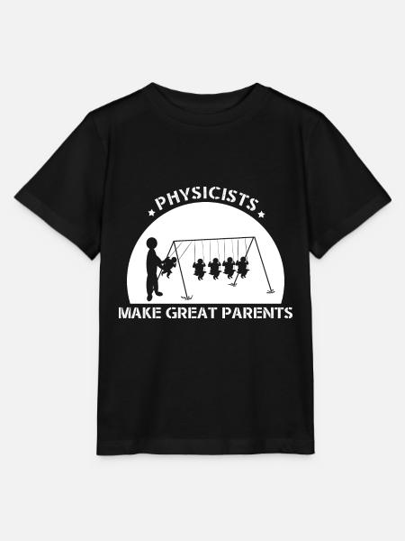 Physiker Eltern - Stanley/Stella Kinder T-Shirt MINI CREATOR  - Schwarz